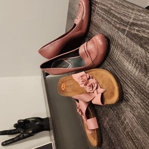Pink vintage vince camuto wedge and pink a. Gianetti sandal